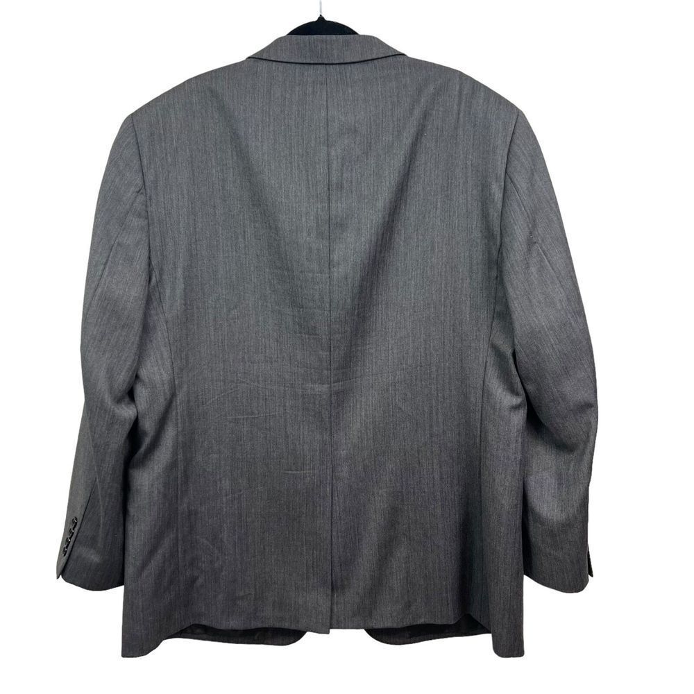Jos A Bank Signature Collection Mens Blazer Wool Notch Button‎ Vented Gray 48R - Picture 6 of 7